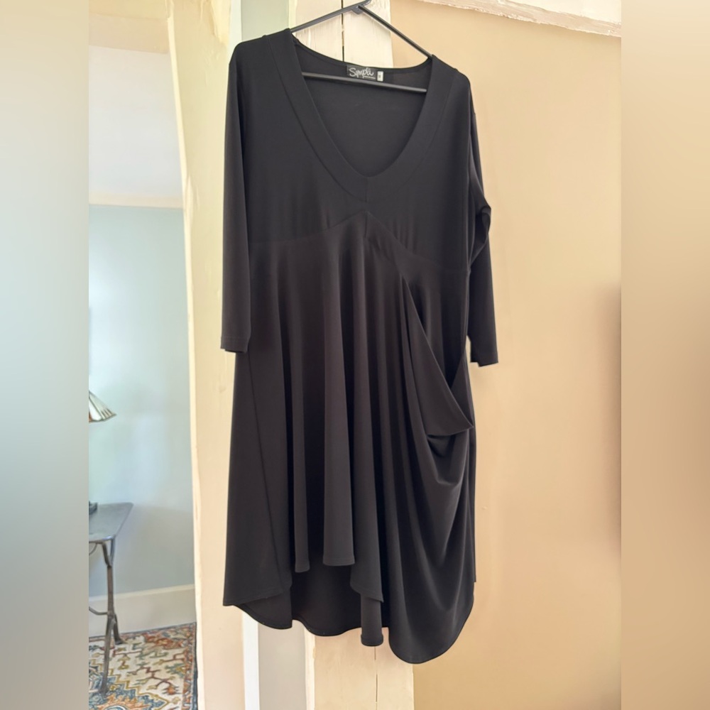 Sympli Black Dress - size 14
